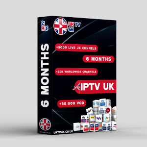 IPTV UK 6 MONTHS SUBSCRIPTION
