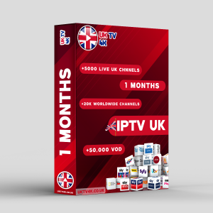 IPTV UK 1 MONTH SUBSCRIPTION