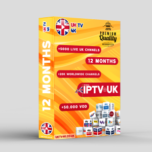 IPTV UK 12 MONTHS SUBSCRIPTION